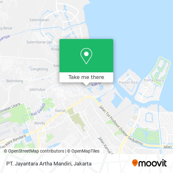 PT. Jayantara Artha Mandiri map