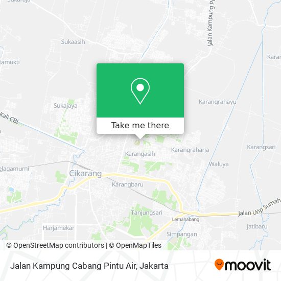 Jalan Kampung Cabang Pintu Air map