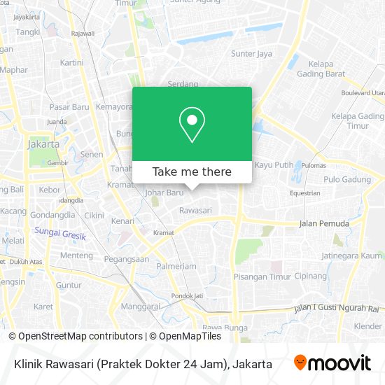 Klinik Rawasari (Praktek Dokter 24 Jam) map