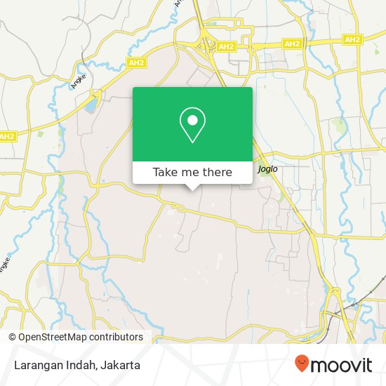 Larangan Indah map