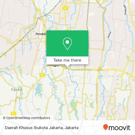 Daerah Khusus Ibukota Jakarta map