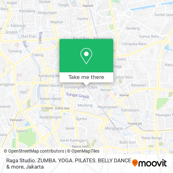 Raga Studio. ZUMBA. YOGA. PILATES. BELLY DANCE & more map