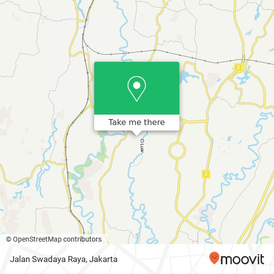 Jalan Swadaya Raya map