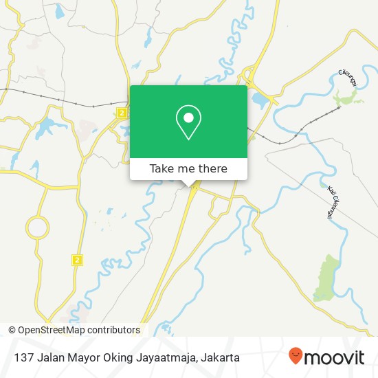 137 Jalan Mayor Oking Jayaatmaja map