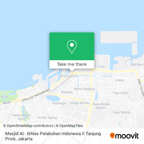 Masjid Al - Ikhlas Pelabuhan Indonesia II Tanjung Priok map