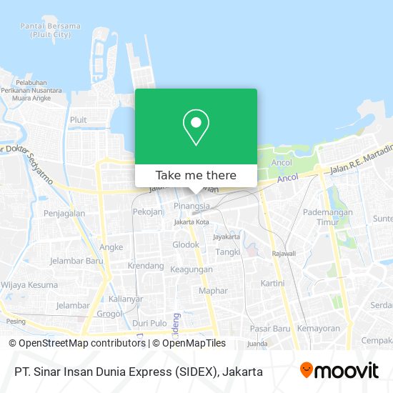 PT. Sinar Insan Dunia Express (SIDEX) map