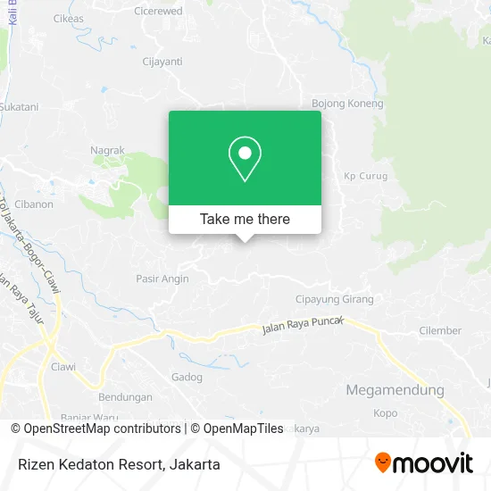 Rizen Kedaton Resort map