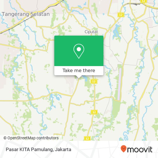 Pasar KITA Pamulang map