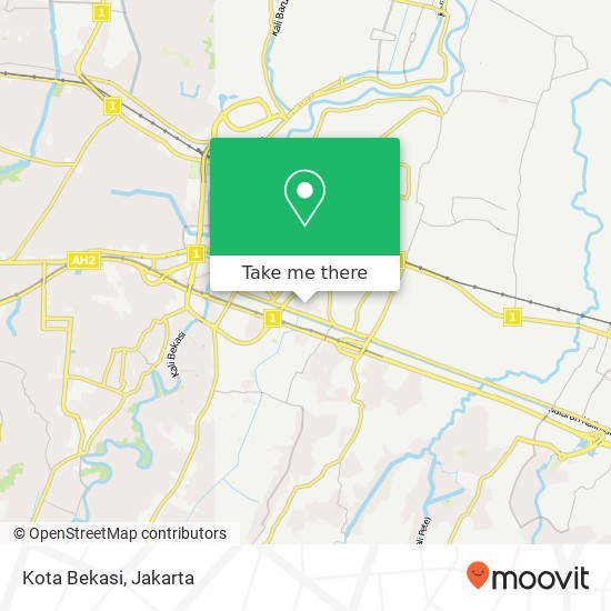 Kota Bekasi map