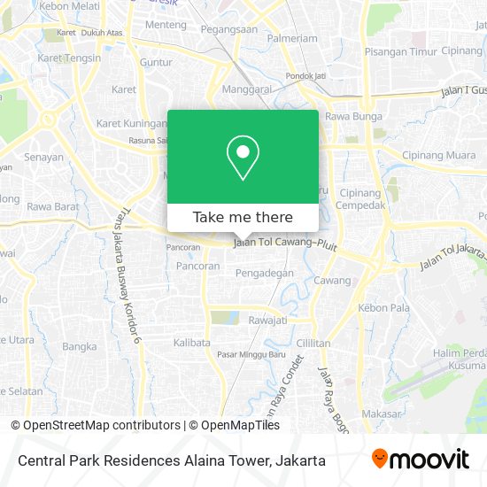 Central Park Residences Alaina Tower map