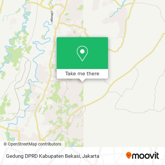 Gedung DPRD Kabupaten Bekasi map
