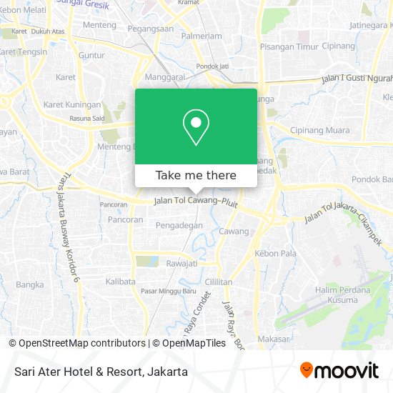 Sari Ater Hotel & Resort map