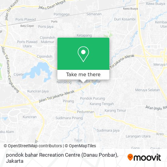pondok bahar Recreation Centre (Danau Ponbar) map