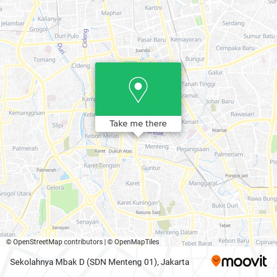 Sekolahnya Mbak D (SDN Menteng 01) map