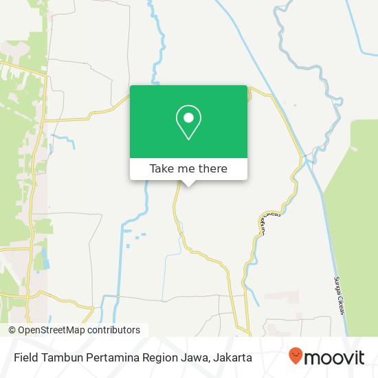 Field Tambun Pertamina Region Jawa map