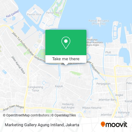 Marketing Gallery Agung Intiland map