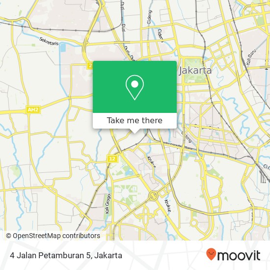 4 Jalan Petamburan 5 map