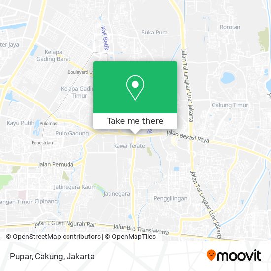 Pupar, Cakung map