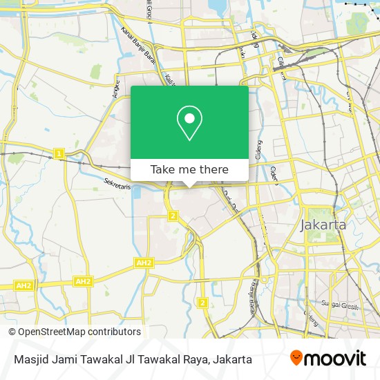 Masjid Jami Tawakal Jl Tawakal Raya map