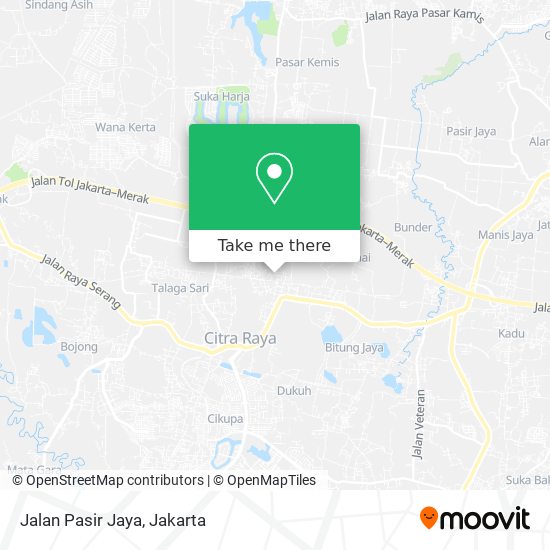 Jalan Pasir Jaya map