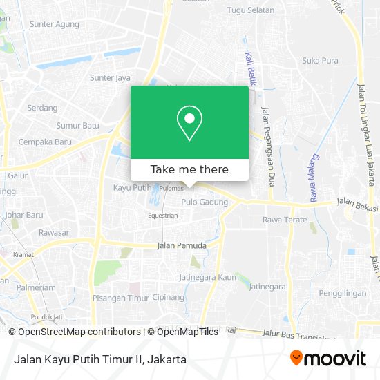 Jalan Kayu Putih Timur II map