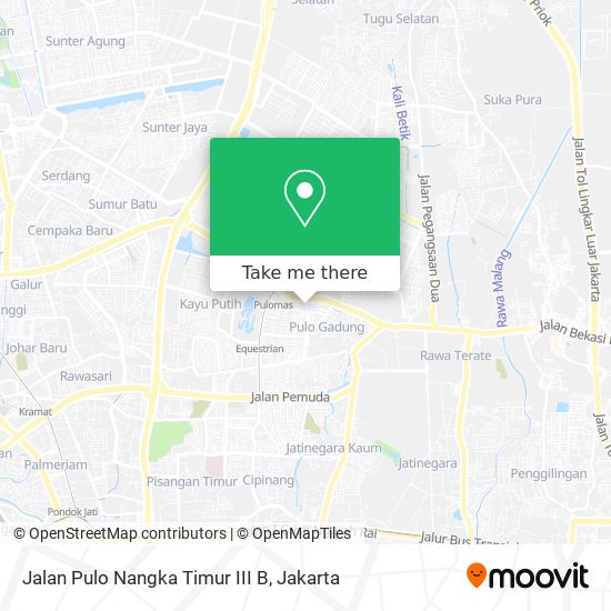 Jalan Pulo Nangka Timur III B map