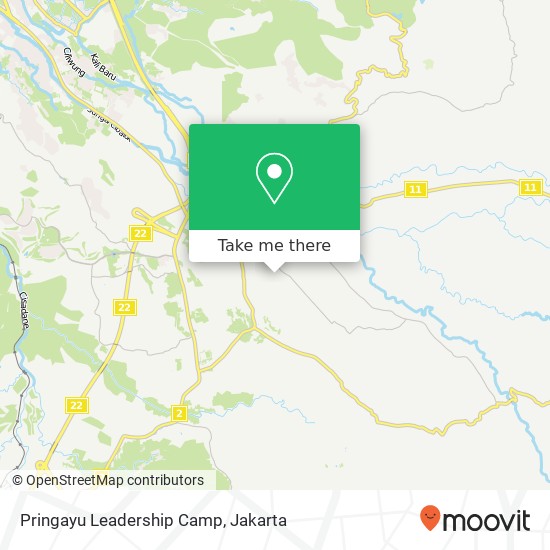 Pringayu Leadership Camp map