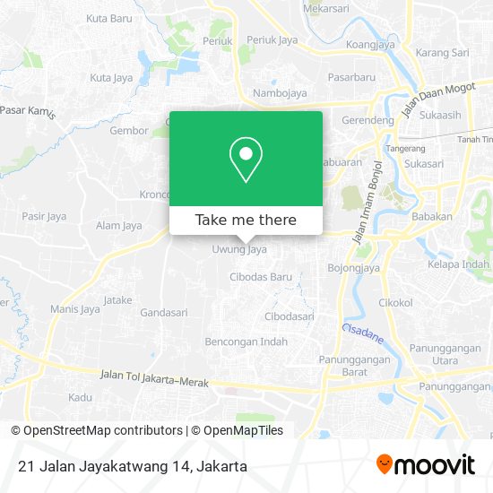 21 Jalan Jayakatwang 14 map