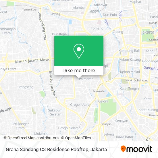 Graha Sandang C3 Residence Rooftop map