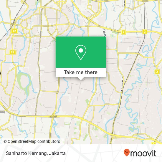 Saniharto Kemang map