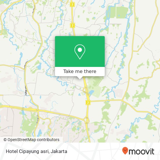 Hotel Cipayung asri map