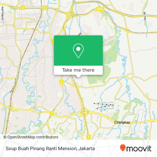 Soup Buah Pinang Ranti Mension map