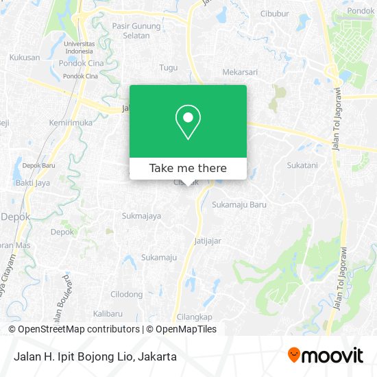 Jalan H. Ipit Bojong Lio map