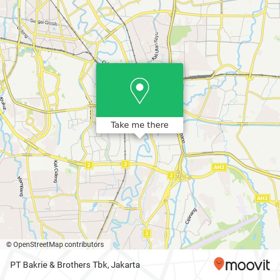 PT Bakrie & Brothers Tbk map