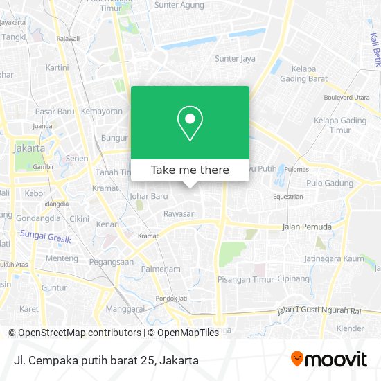 Jl. Cempaka putih barat 25 map