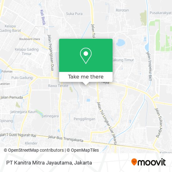 PT Kanitra Mitra Jayautama map