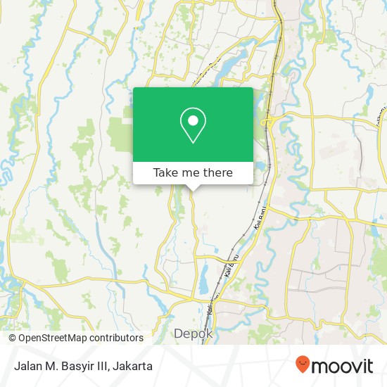 Jalan M. Basyir III map