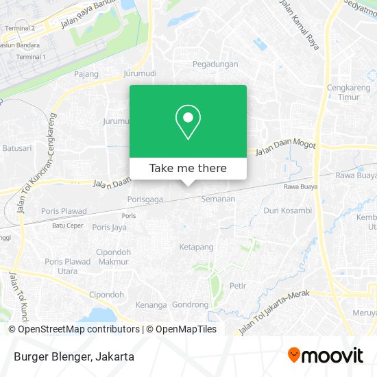 Burger Blenger map