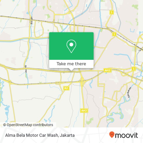 Alma Bela Motor Car Wash map