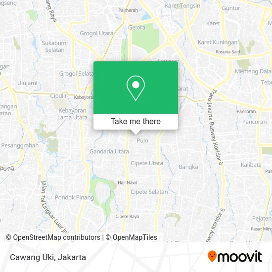 Cawang Uki map