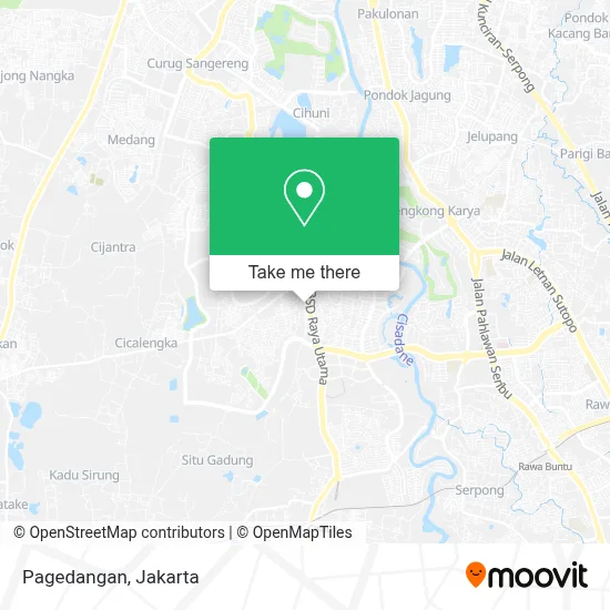 Pagedangan map