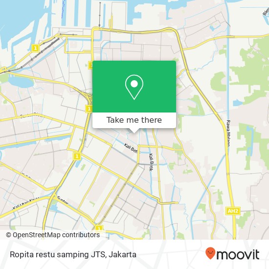 Ropita restu samping JTS map