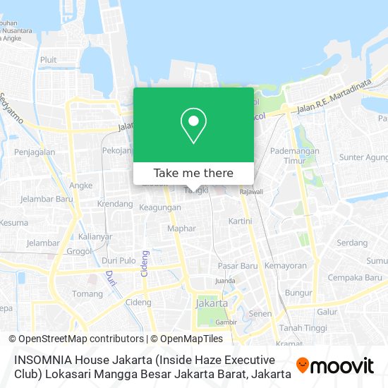 INSOMNIA House Jakarta (Inside Haze Executive Club) Lokasari Mangga Besar Jakarta Barat map