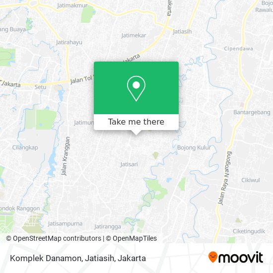 Komplek Danamon, Jatiasih map