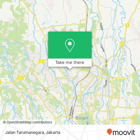 Jalan Tarumanegara map