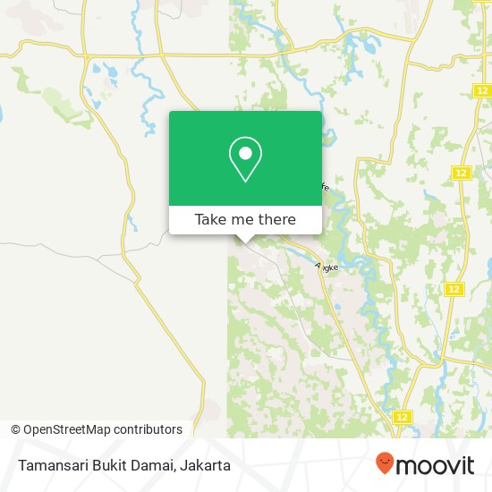 Tamansari Bukit Damai map