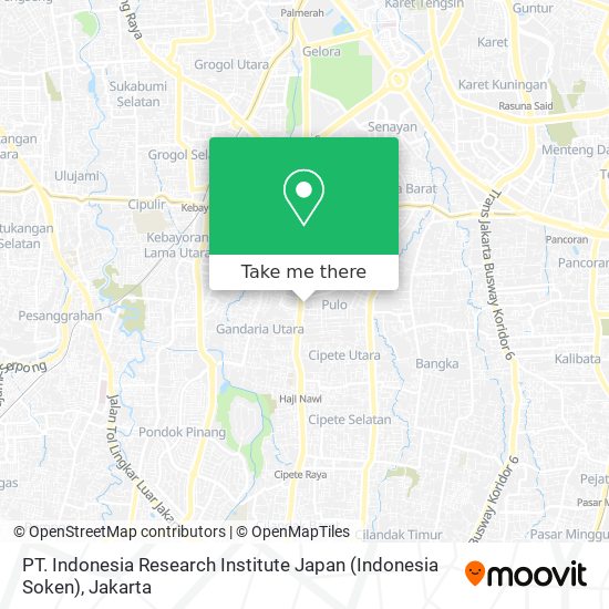 PT. Indonesia Research Institute Japan (Indonesia Soken) map