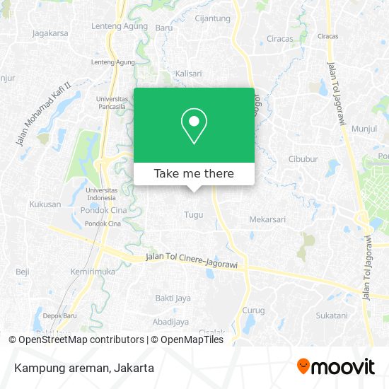 Kampung areman map