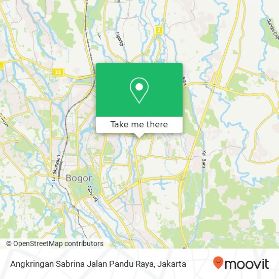 Angkringan Sabrina Jalan Pandu Raya map