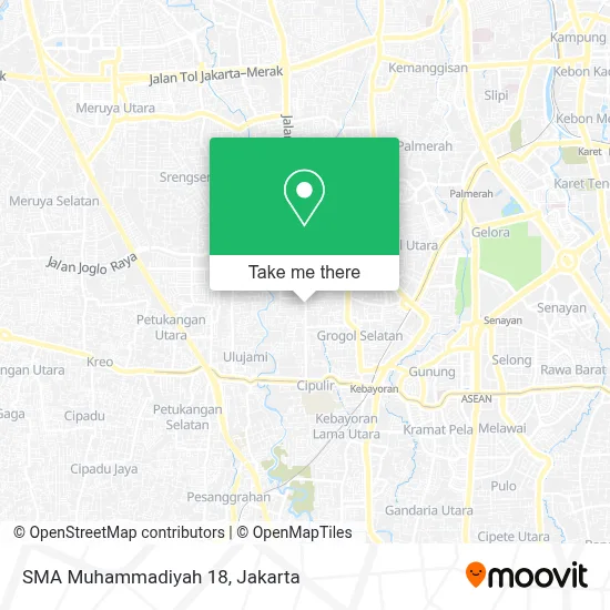 SMA Muhammadiyah 18 map